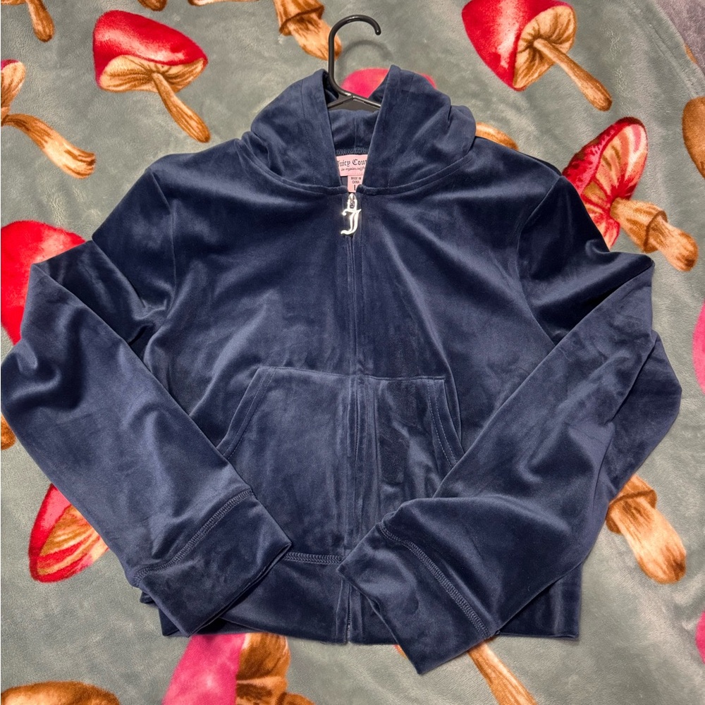 Juicy Couture Deep Blue Velour Jacket